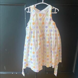 Jillian’s closet Colorful Polka Dot Sleeveless Dress with hat and bloomers